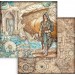 Набор бумаги для скрапбукинга Stamperia SBBL148 "SIR VAGABOND IN FANTASY WORLD", 30,5х30,5 см